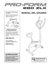 Pro-Form 200 ZLX Manual Del Usuario