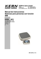 KERN MPC 250K100M Manual De Instrucciones