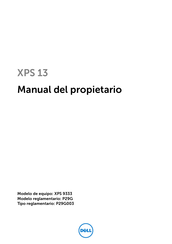 Dell XPS 9333 Manual Del Propietário