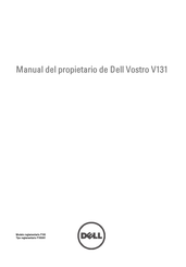 Dell Vostro V131 Manual Del Propietário