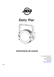 ADJ Dotz Par Instrucciones De Usuario