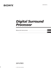 Sony SDP-EP9ES Manual De Instrucciones