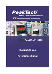 PeakTech 5065 Manual De Uso