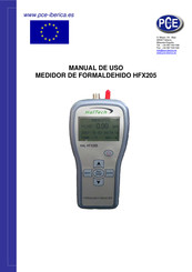 PCE HalTech HFX205 Manual De Uso