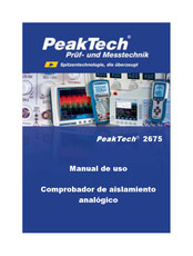 PeakTech 2675 Manual De Uso