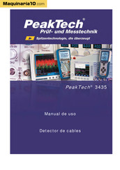 PeakTech 3435 Manual De Uso