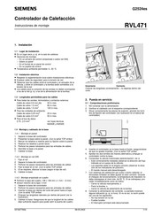 Siemens RVL471 Instrucciones De Montaje