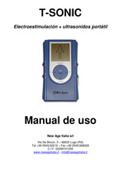 Newage OK FARMA T-SONIC Manual De Uso