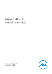 Dell Inspiron 20 3000 Manual De Servicio