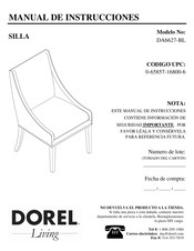 Dorel Living DA6627-BL Manual De Instrucciones