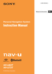 Sony nav-u NV-T83T Manual De Instrucciones