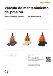 Stübbe DHV 712-R Serie Instrucciones De Servicio