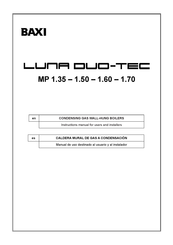 Baxi LUNA DUO-TEC MP 1.50 Manual De Uso