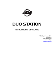 ADJ DUO STATION Instrucciones De Usuario