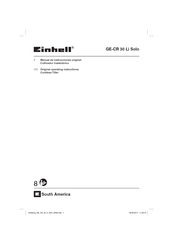 EINHELL GE-CG 18 Li Solo Manual De Instrucciones