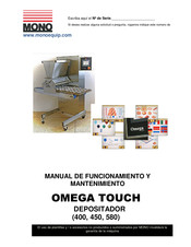 Mono OMEGA TOUCH Manual De Funcionamiento Y Mantenimiento