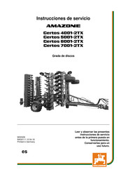 Amazone Certos 6001-2TX Instrucciones De Servicio