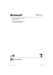 EINHELL TE-CD 12 Li Manual De Instrucciones