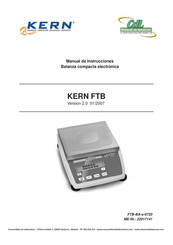 KERN FTB-BA-s-0720 Manual De Instrucciones