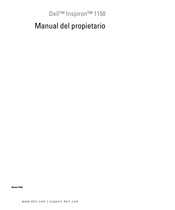 Dell Inspiron 1150 Manual Del Propietário