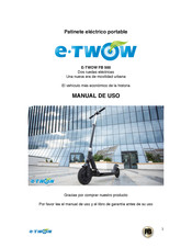 e-TWOW FB 500 Manual De Uso