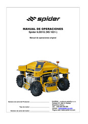 SPIDER NS 1631 Manual De Operaciones