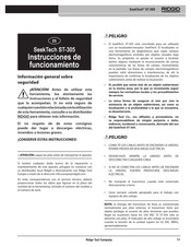 RIDGID SeekTech ST-305 Instrucciones De Funcionamiento