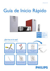 Philips MCD119 Guia De Inicio Rapido