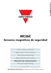 CARLO GAVAZZI MC36C Manual De Instrucciones