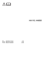 Husqvarna HA110 Manual Del Usuario