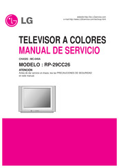 LG RP-29CC26 Manual De Servicio