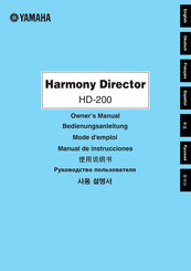 Yamaha Harmony Director HD-200 Manual De Instrucciones