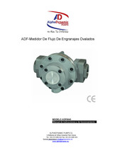 ALPHA DYNAMIC PUMPS ADF0040 Manual De Instrucciones