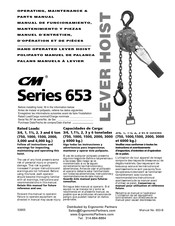 CM 653 Serie Manual De Funcionamiento