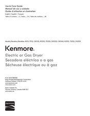 Sears Kenmore C60122 Manual De Uso Y Cuidado