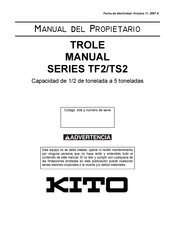 KITO GTS2020 Manual Del Propietário