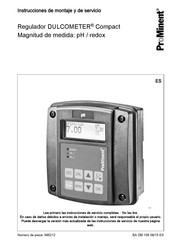 ProMinent DULCOMETER Compact Instrucciones De Montaje Y De Servicio