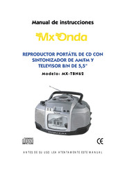 Mx Onda MX-TBN62 Manual De Instrucciones