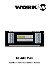 Work Pro W D 40 K3 Instrucciones De Usuario