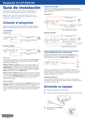 Epson PowerLite X11 Guia De Instalacion