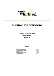 Whirlpool MT744 IX Manual De Servicio