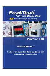 PeakTech 5200 Manual De Uso