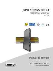 JUMO dTRANS T08 14 Manual De Servicio