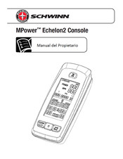 Schwinn Echelon2 Manual Del Propietário