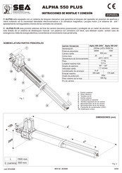 SEA ALPHA 550 PLUS Instrucciones De Montaje