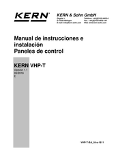 KERN VHP-T Manual De Instrucciones