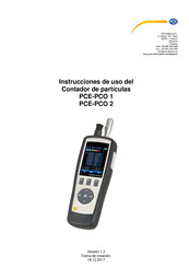 PCE Instruments PCE-PCO 1 Instrucciones De Uso