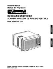 Kenmore 580.73184 Manual Del Propietário