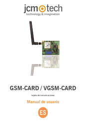 jcm-tech VGSM-CARD Manual De Usuario