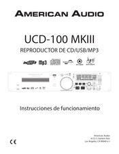 American Audio UCD-100 MKIII Instrucciones De Funcionamiento